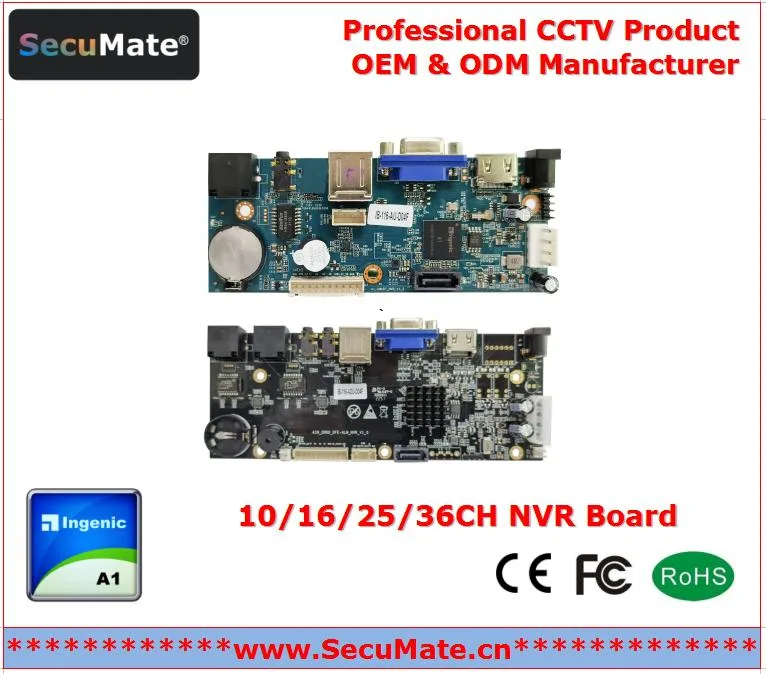 Novatek Ingenic Brand CCTV IP Camera Video Recorder DVR Xvr NVR Board