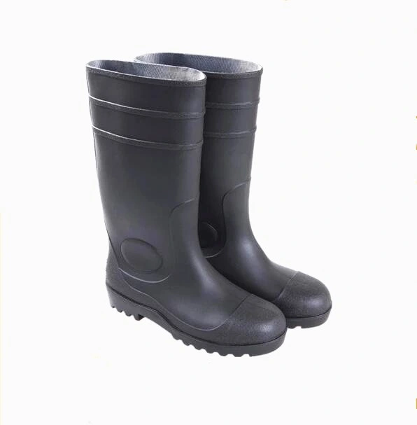 Chemische und industrielle Sicherheit PVC Antislip Regenstiefel General Rain Starten