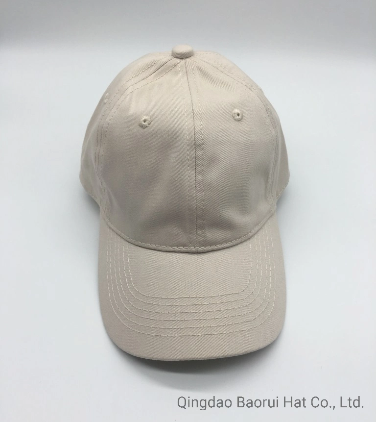 High Qualtiy 100% Cotton Twill Unstructured Blank Baseball Caps