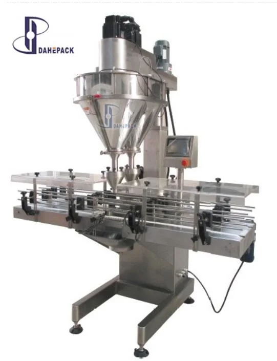 Auger Protein Powder Filler Bottling Line, Powder Bottle Packing System