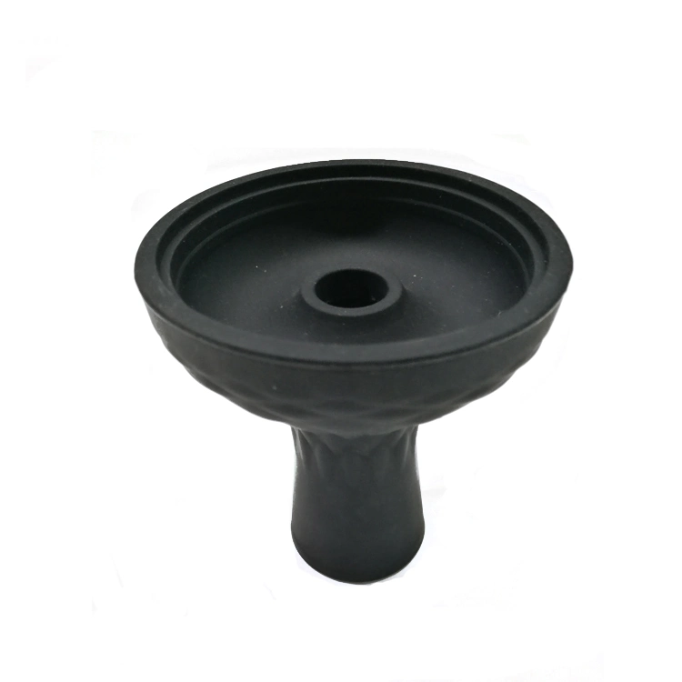 Factory Hotsale Silicone Hookah Bowl Black Color Big Hole Hookah Silicone Bowl