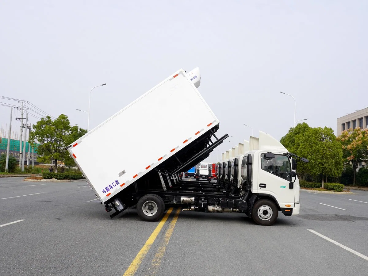 JAC 4t 5t Dumping Kühlschränke Tiefkühlschrank LKW