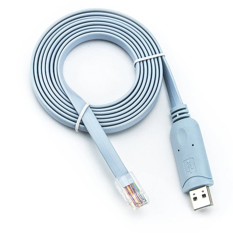 Alta velocidad de FTDI USB a serial RS232/consola RJ45 cable transpuesto