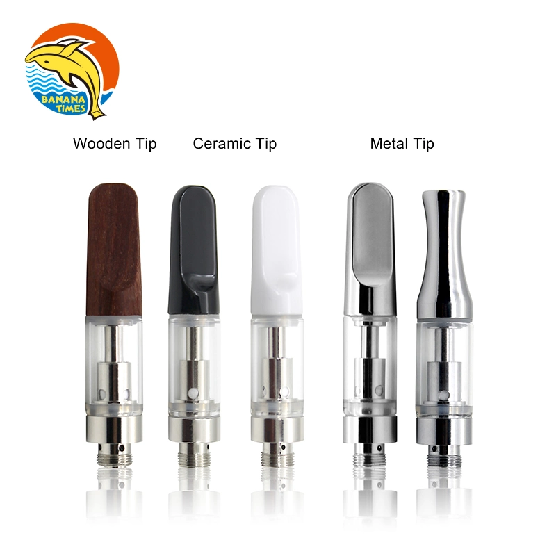 Wholesale/Supplier Black Tip 0.5ml 1 Gram Empty Cartridge Japan C4 Lead Free 1ml Vape Cartridge 510 Thread