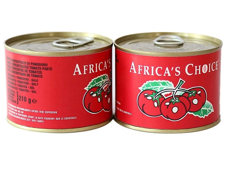 Tomato Paste China Factory Tomato Paste 70g*50tins Can Tomato Paste