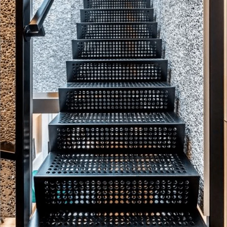 Anti Skid Plate Perforated Metal Stair Railing