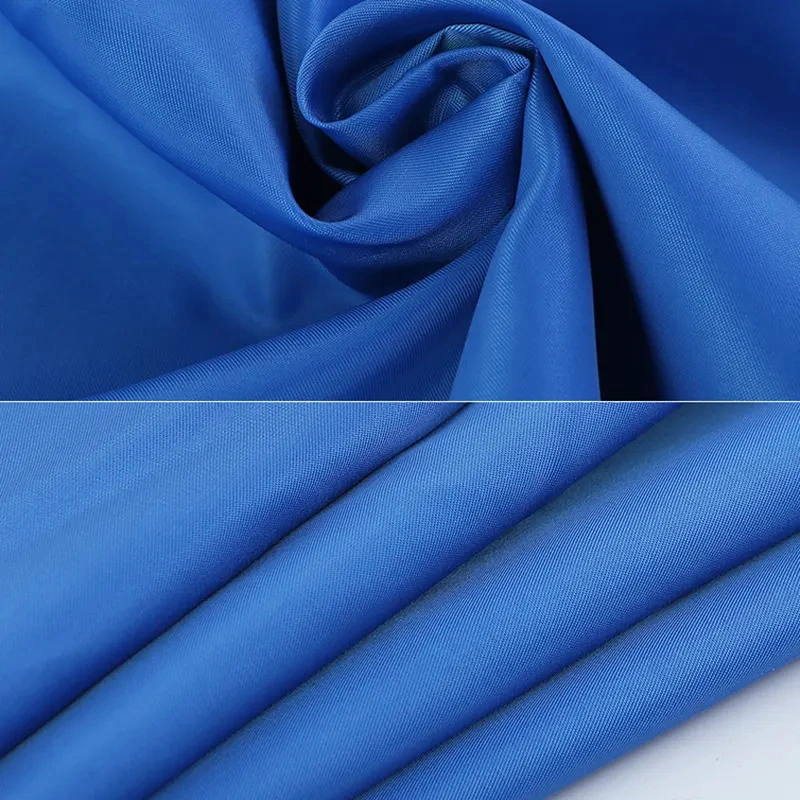 Environmental Cloth Plain Woven Solid Color 190t Polyester Silk Taffeta Fabric Poly Twill Lining