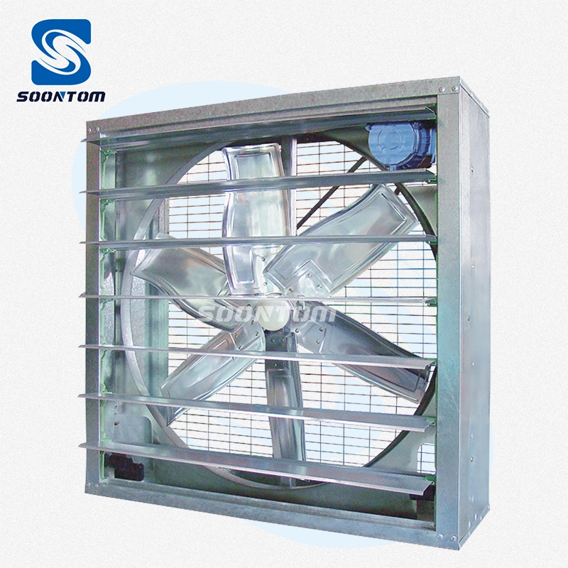 Galvanized Steel Aluminum Blade Wall Mounted Exhaust Fan