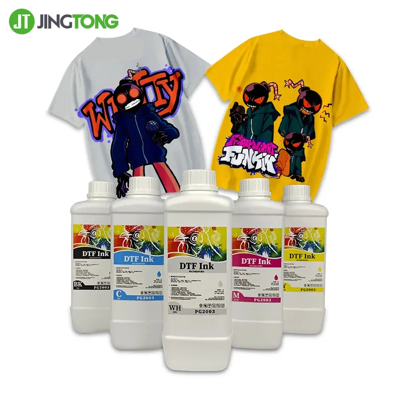 T-Shirt Textile Printing Ink Dtf Ink Combo Pack Compatible for Dtf Printers