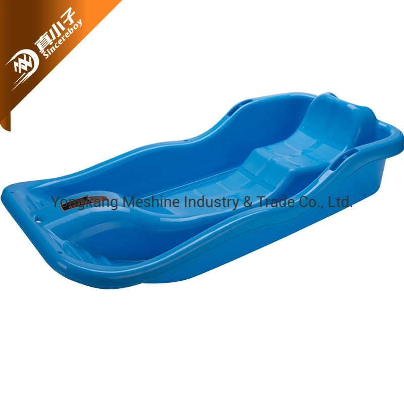 Double Colorful Winter Toys Ski Plastic Snow Sled
