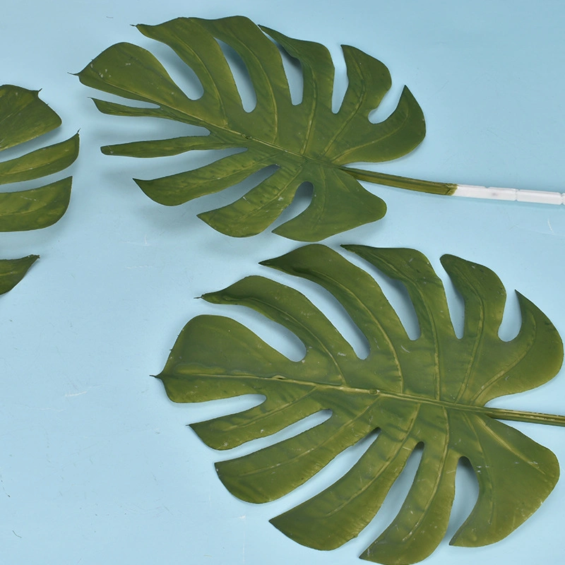 Fabricantes Mayoristas Simulación Tortuga de Flor hojas de espalda decoración de boda Artificial Plantas