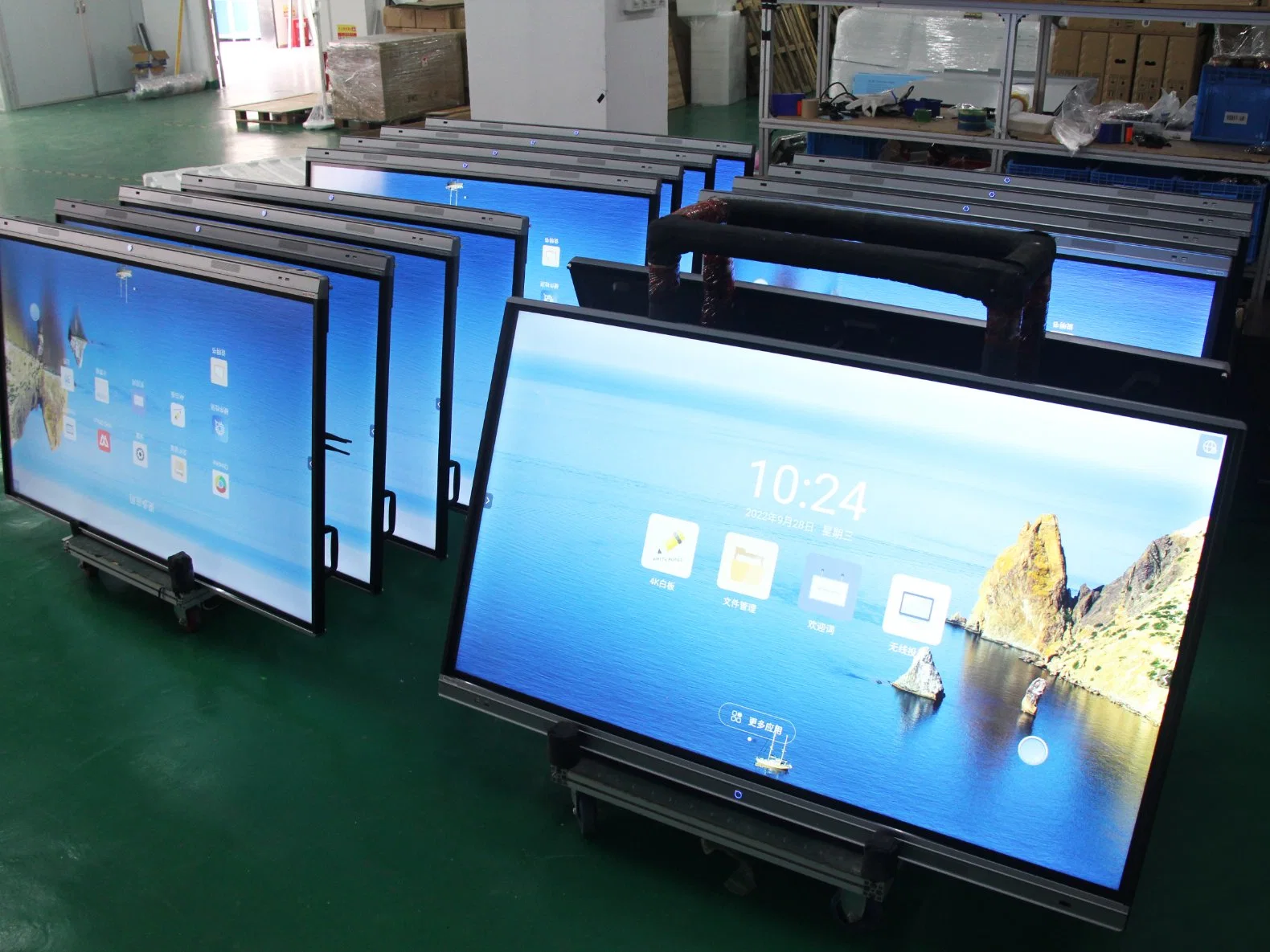 65inch Interactive Flat Panel All in One Teaching Whiteboard Electronic Smart Board