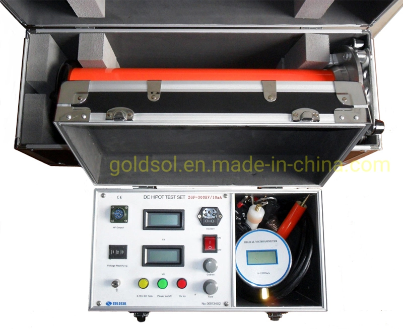 DC High Voltage Test Instrument 300kv/10mA