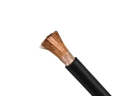 Low Voltage Natural Rubber Welding Cable, Flame Retardant Cable Oil Resistant