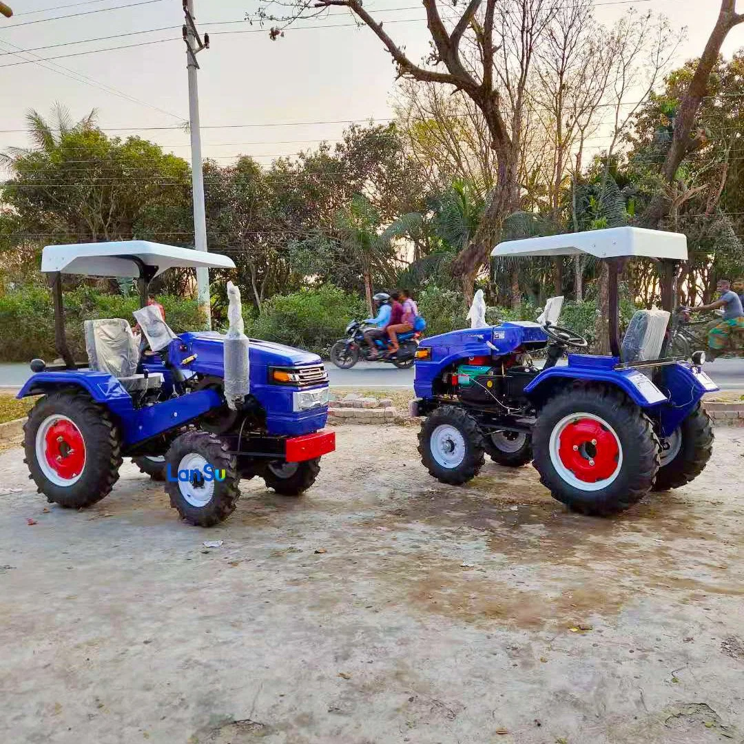 Mini-tracteur diesel 20 ch à boîte de vitesses robuste et durable homologué ce