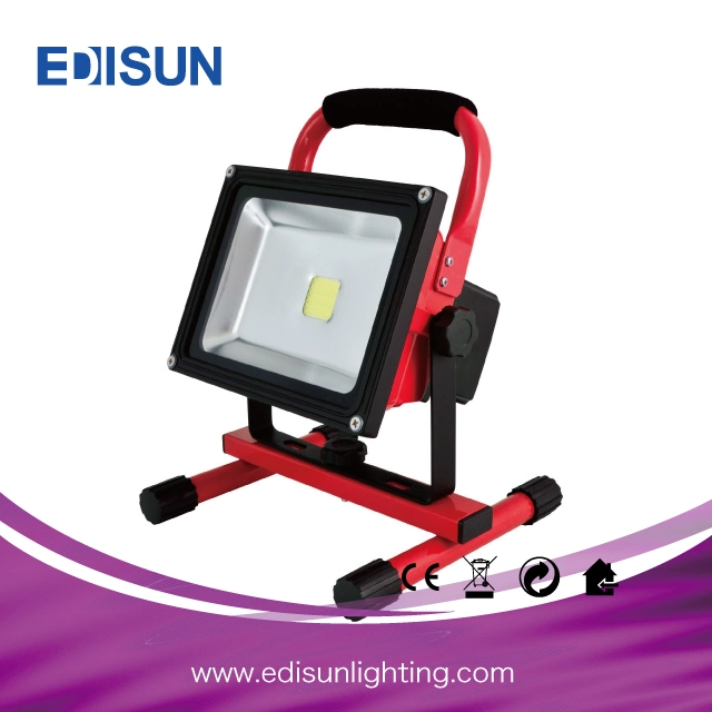 Rechargeable Battery Emergency Work LED Outdoor Flood Light 5W 10W 20W