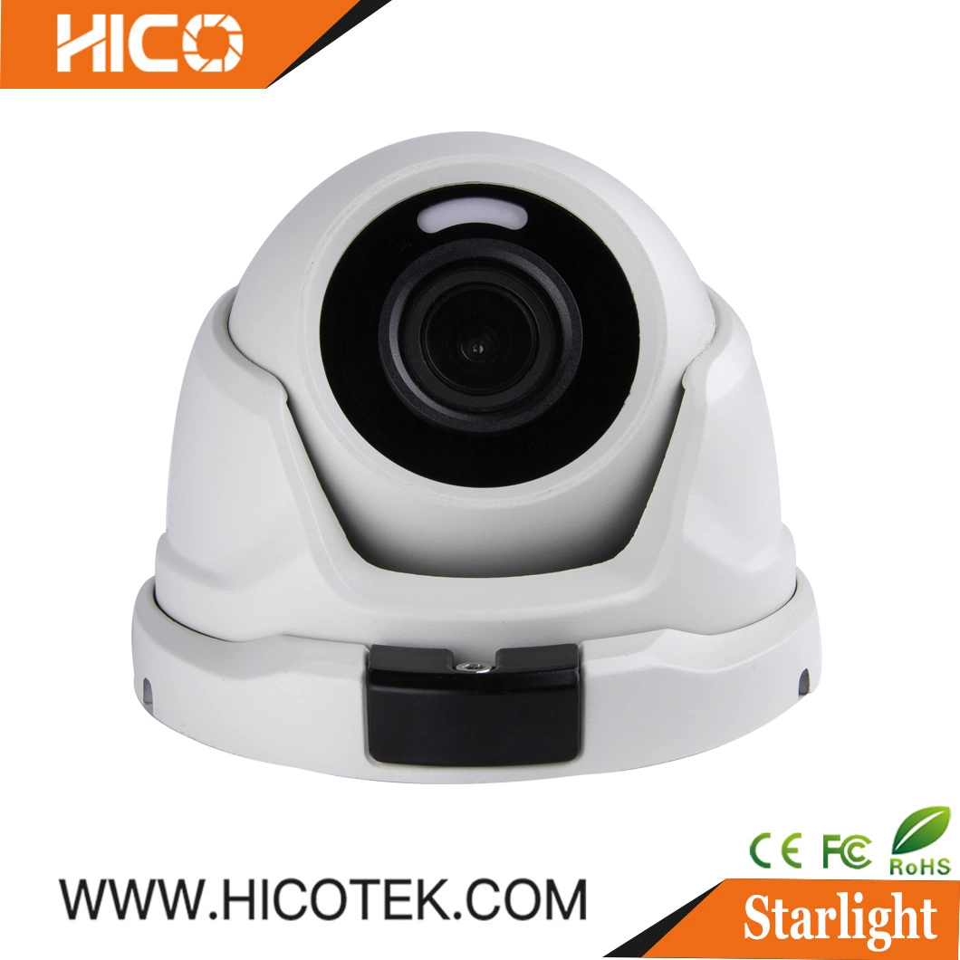 عرض LED ذكي للمنبه المرئي من سوني بدقة 2 ميجابكسل على مدار 24 ساعة كاميرا قبة CCTV ذات الألوان الكاملة من مورد Hicotek