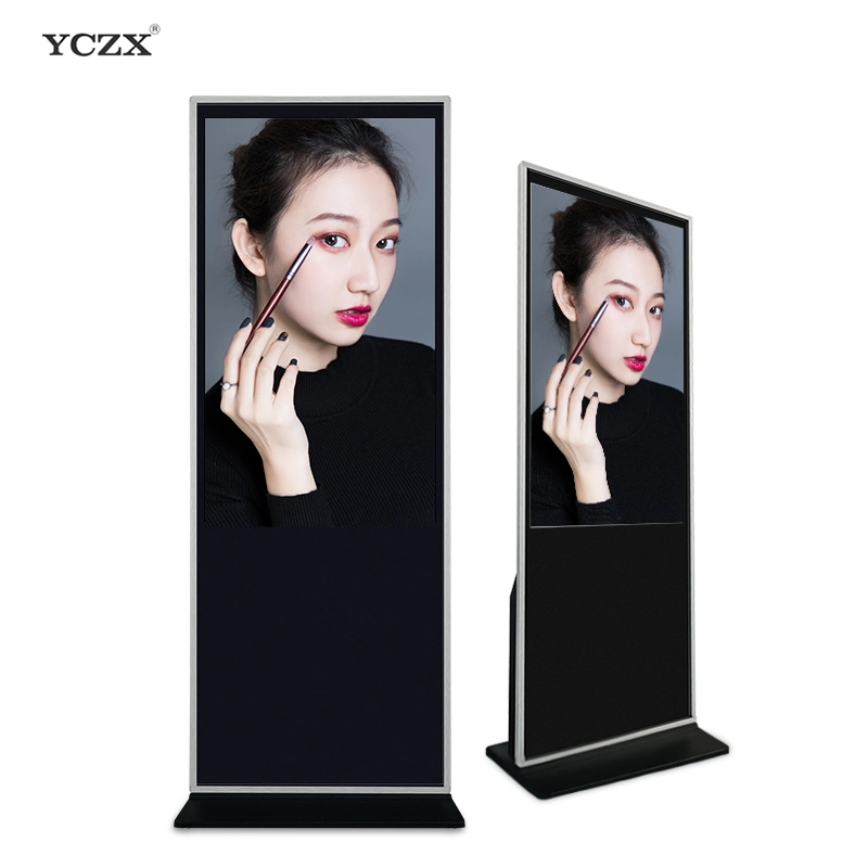 Indoor Video Player 60 Inch Floor Standing LCD Digital Signage Advertising Display