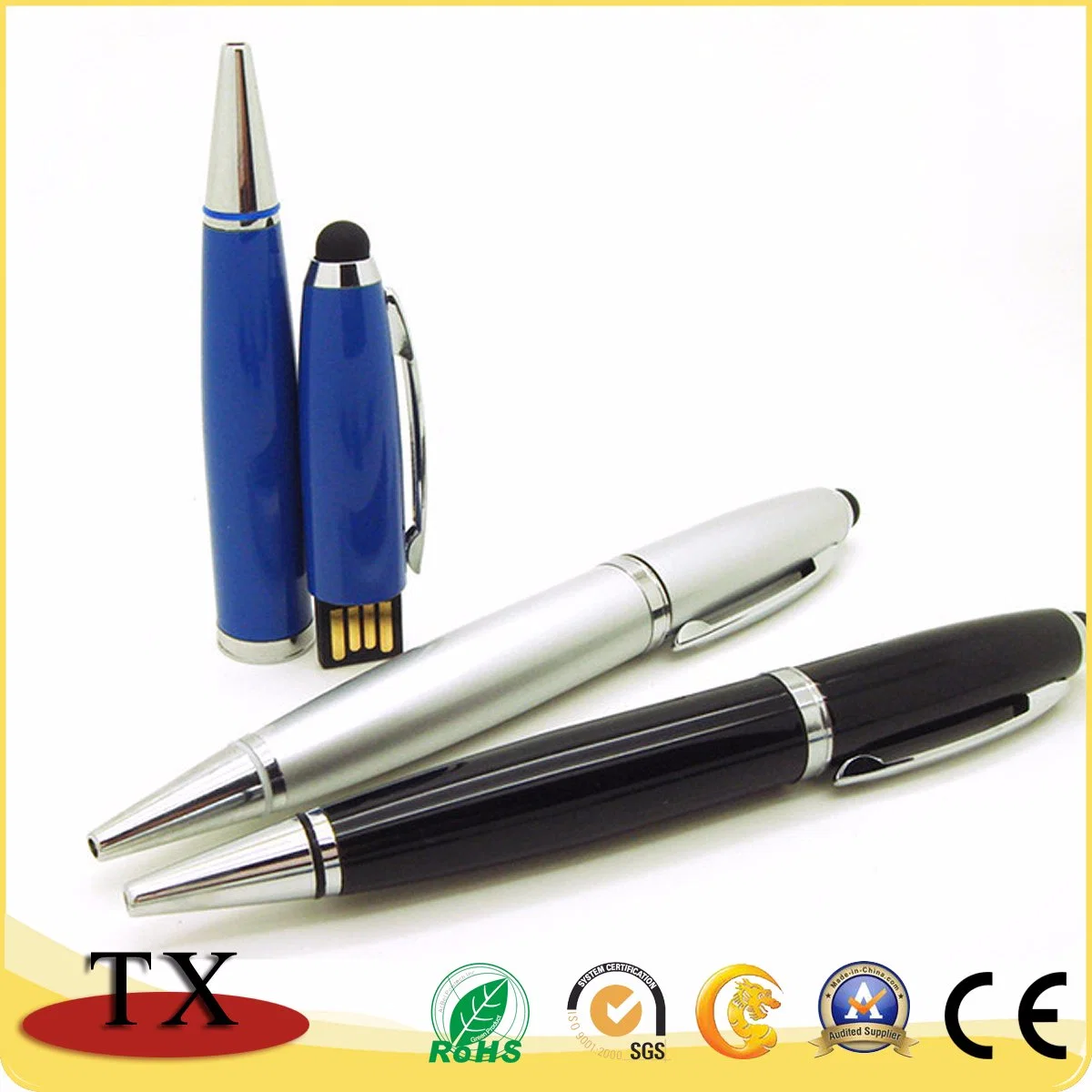 Bussiness Gift USB Flash Drive Metal USB Screen Touch Pen