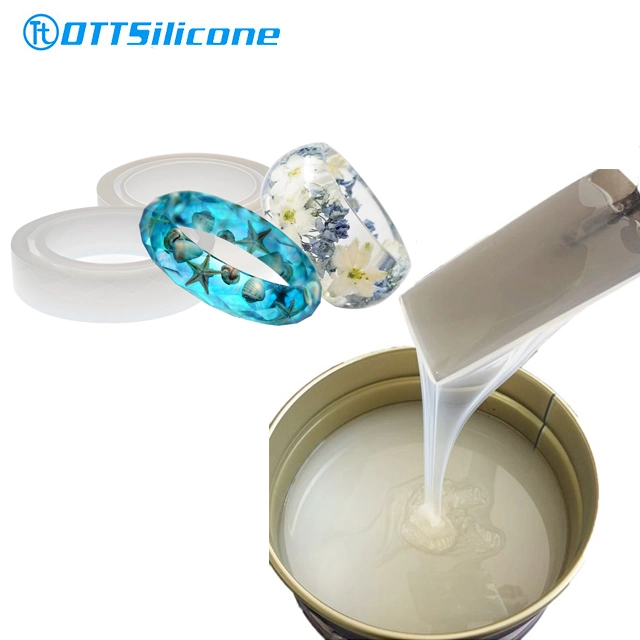 High Temperature Resistance RTV 2 Silicone Rubber Liquid for PU Resin Crafts