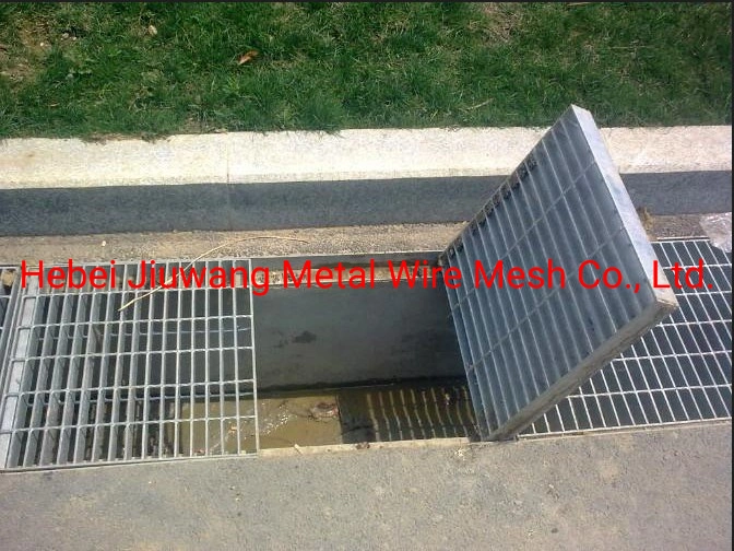 Non-Slip Hot DIP Galvanized Trench Gutter Rain Water Drainage Sewage Cover Grating Ditch Cover Floor Drain Cover