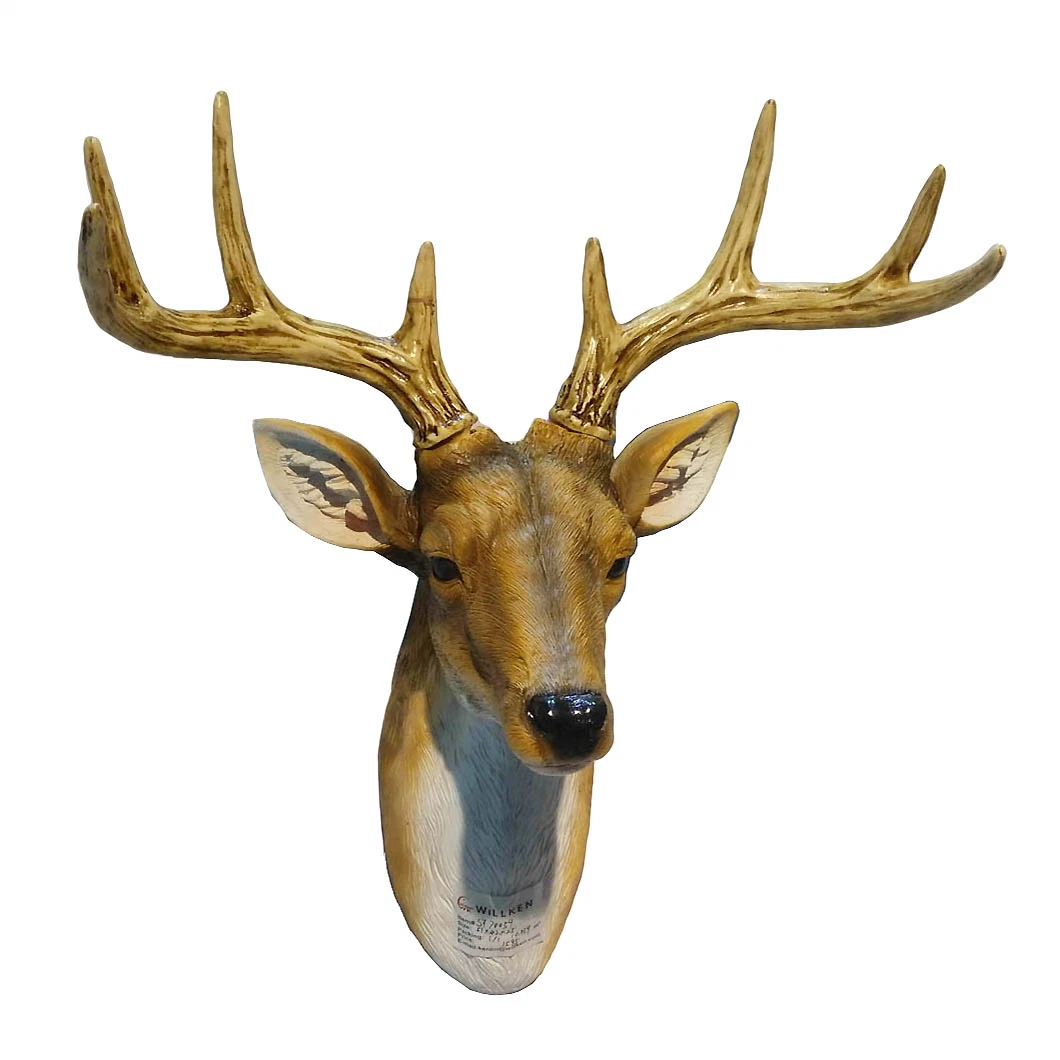 Resin Mini Antelope Head Indoor Decoration Wall Art