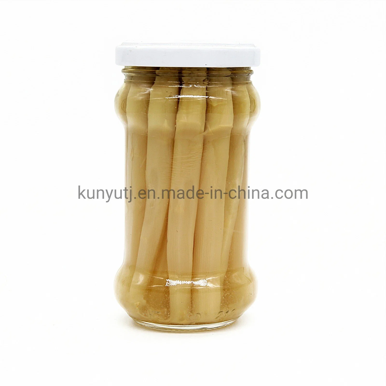 370ml Canned White Asparagus Whole in Glass Jar