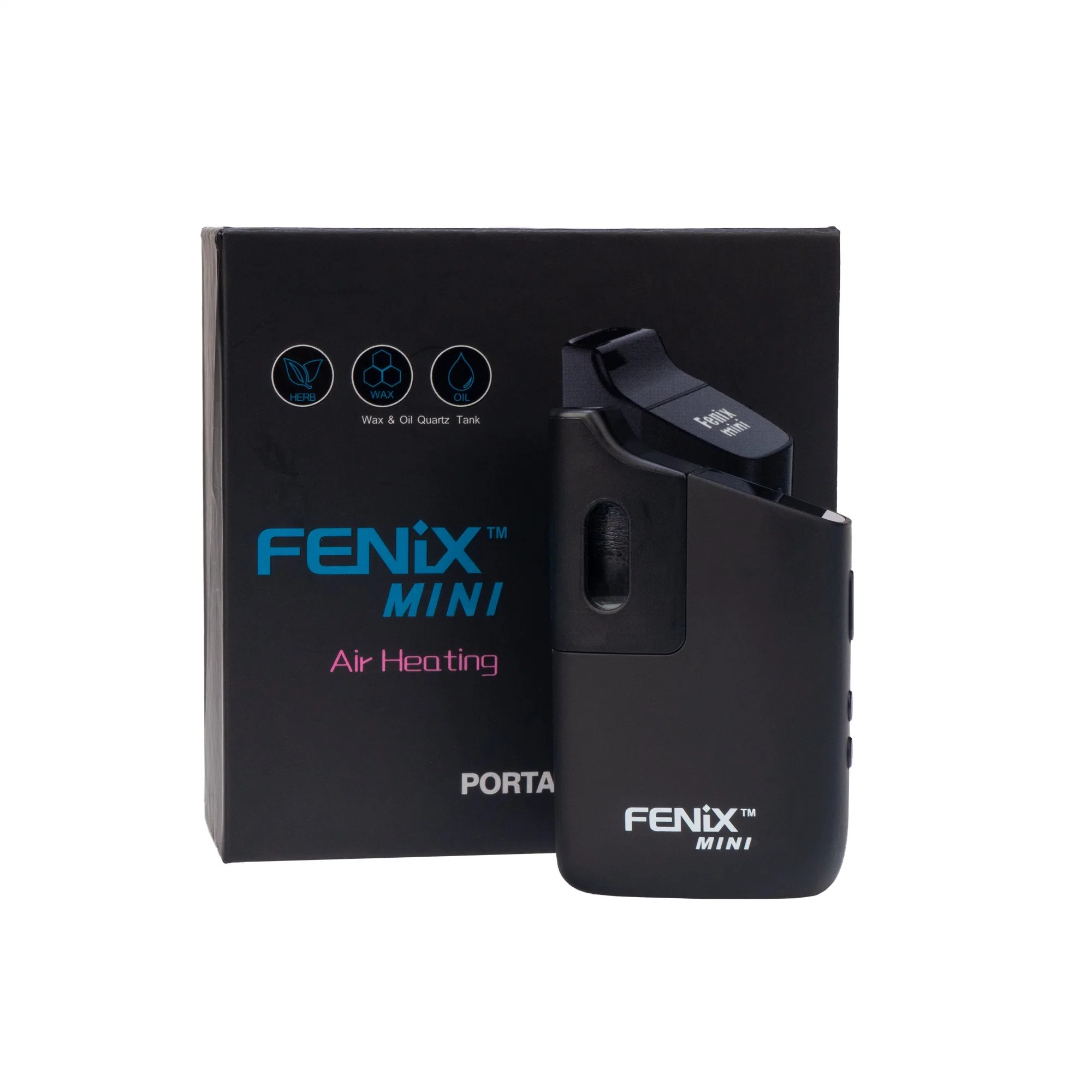 Europe Top10 Popular OEM Portable Vaporizer Fenix Mini Contrôle de température précis Herb Vape Embout buccal en verre confortable Pas de combustion Vaporisateur d'herbes sèches