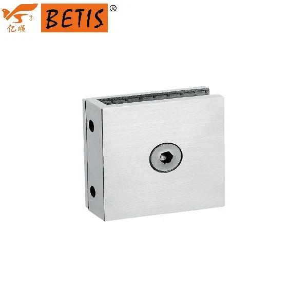 OEM High-Quality Shower Glass Stainless-Steel Wall-Mount Square Clamp