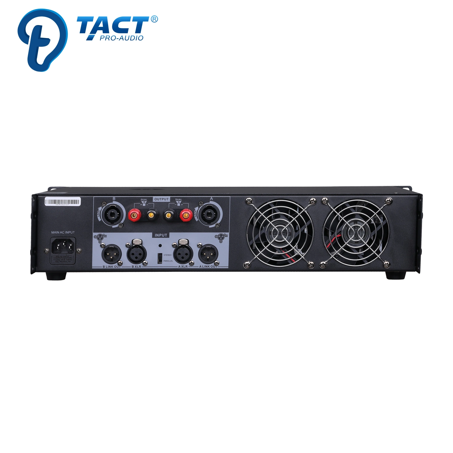 Tact 2*300W amplificador de potencia clase H profesional para entretenimiento KTV