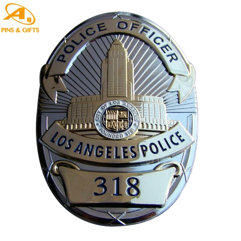 A polícia que sofrem de demência China Carro grossista Badge Metal Personalizado dons ligas