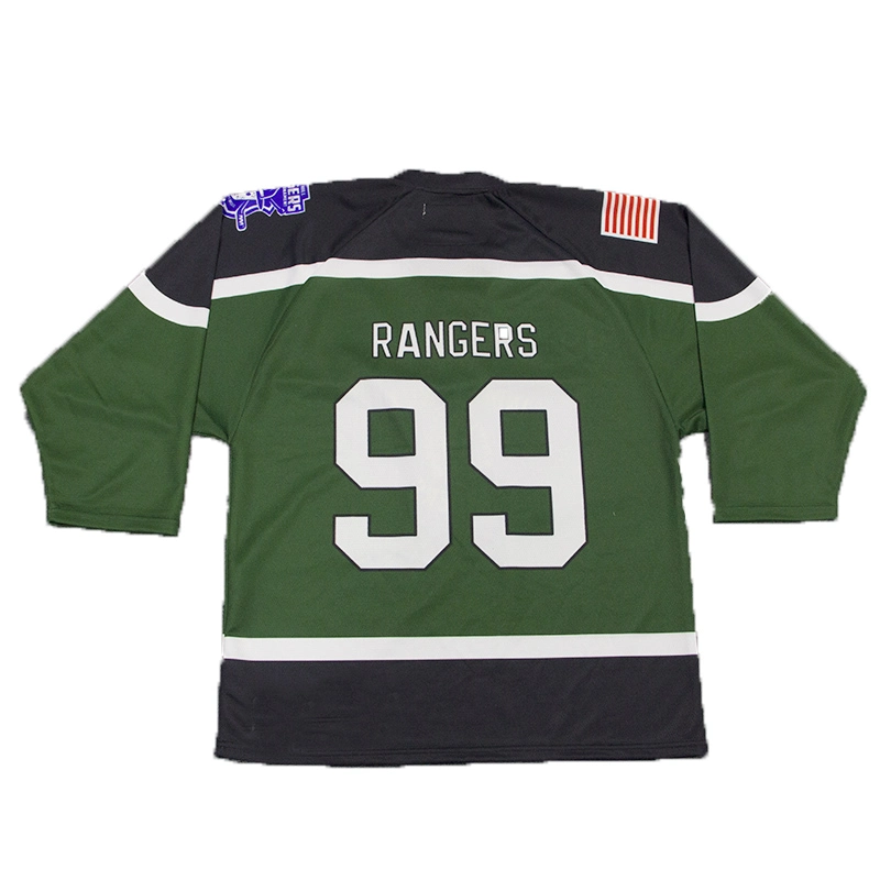 Embroidery Sublimation Custom Clothing Team Reversible Recycled Ice Hockey Jersey Goalie Shirts