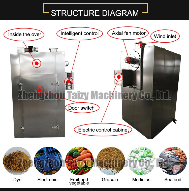 Industrial Food Dehydrator Dry Fruit Dryer Machine Small Dried Fruit Machine