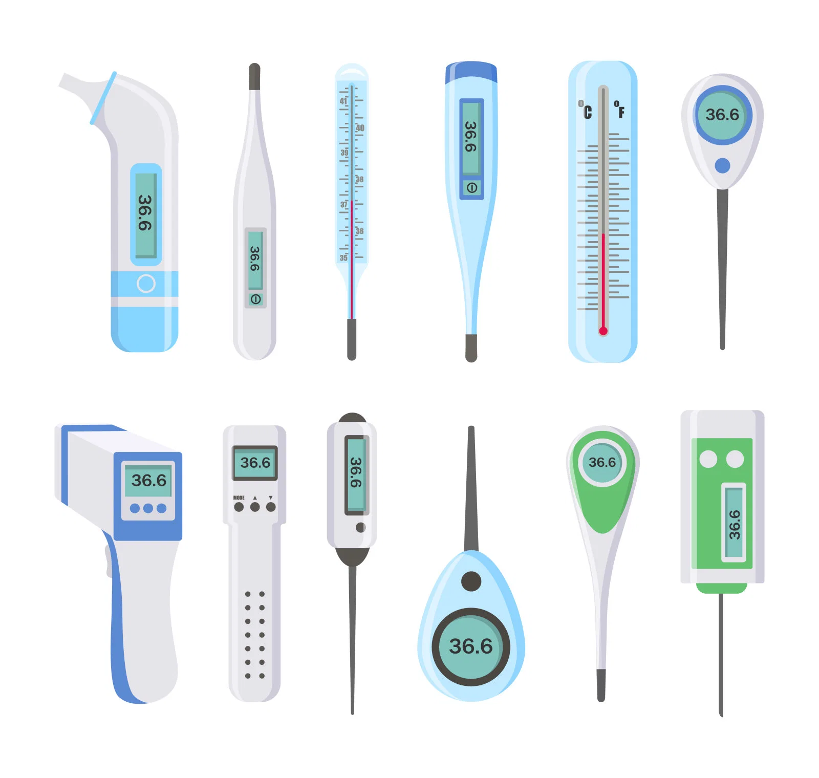 Berührungslose Menschliche Körper Fieber Kinder Ohr Stirn Infrarot-Laser Digitales Thermometer