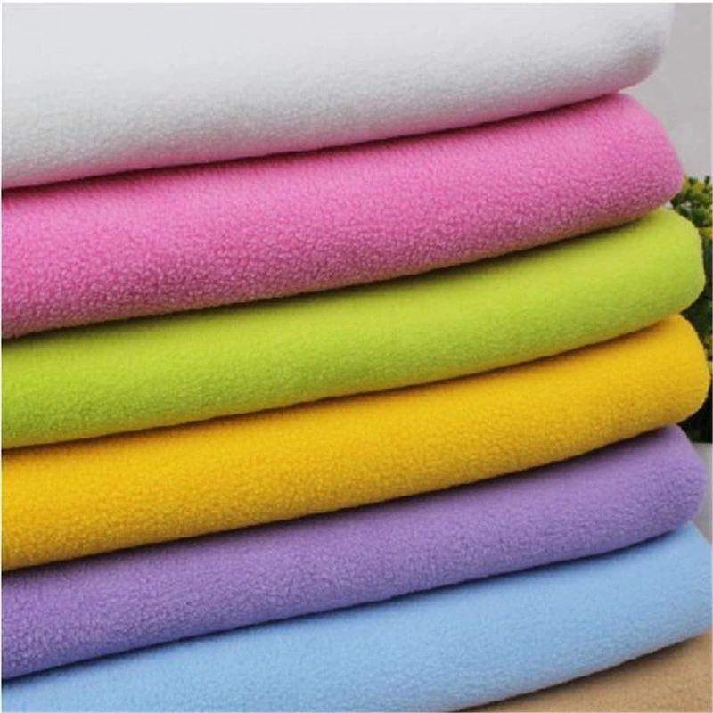 Hochwertige Antipille Polar Fleece Stoff Korallen Fleece Stoffe Plüsch Kunstfell Hersteller