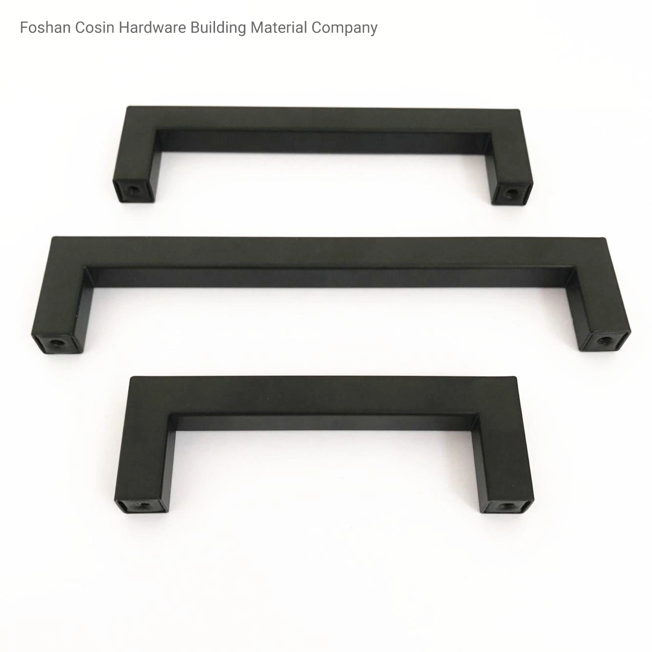 Black Matt 12X12mm Bar Kitchen Cabinet Furniture Pull Handle