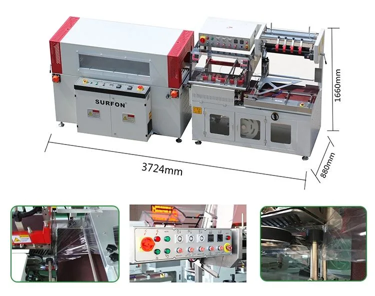 Heat Stickers Paper Shrink Wrapping Machine