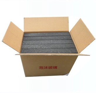 ASTM Closed Cell Structure Waterproof Foam Glass Board for Industrial Equipment Insulation