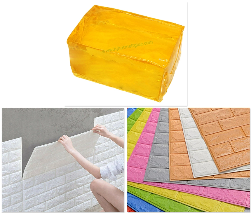 3D Self-Adhesive Wallpaper Sticker Hot Melt Glue Adhesive Psa for Wallpaper Decoration Foam Sticker