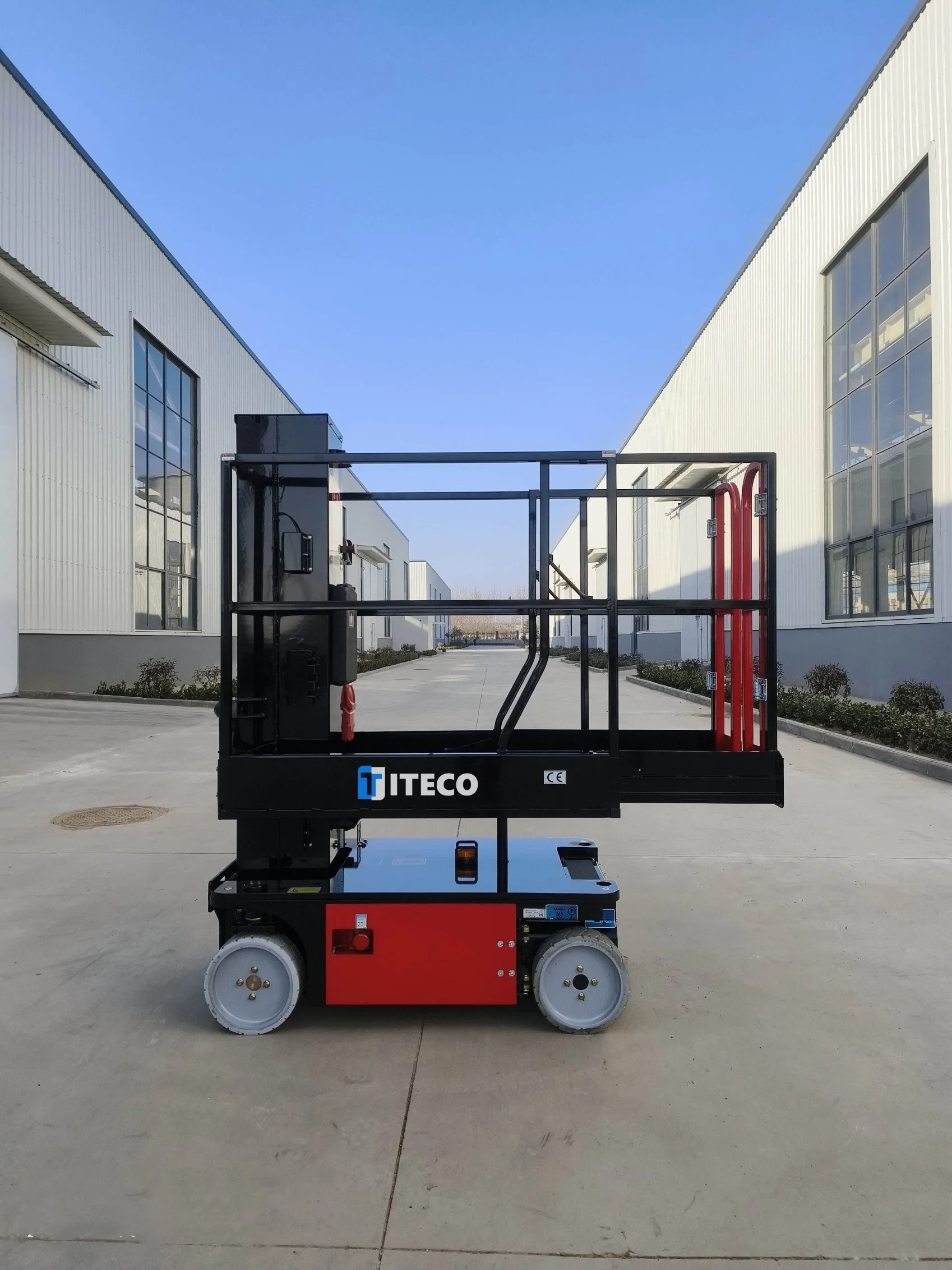 Mobiler elektrischer Lifter selbstfahrender Hebetisch für die Arbeitsbühne 4m 6m 8m 4WD Mini-Elektro-Boom Hebezeug Selbstfahrende Mann Heben Sie Cherry Picker