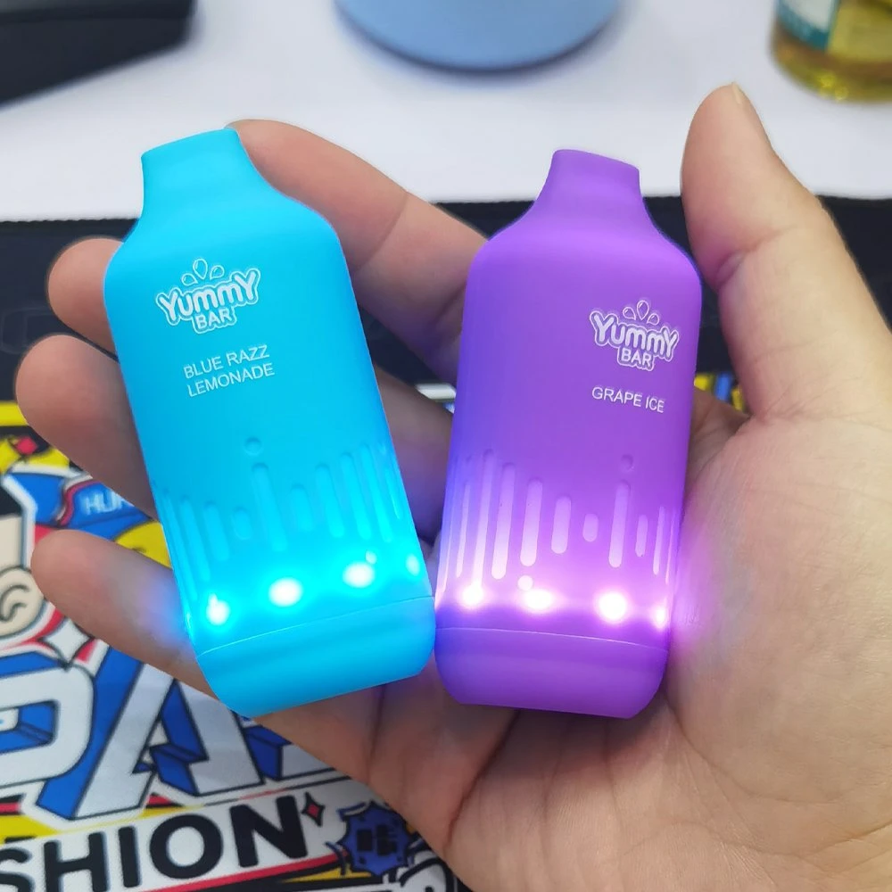 2023 novo produto marca Vecig descartável Vape preço de fábrica da cápsula Barra de proteção contra o Yummy, de 6000 puffs, com luz LED