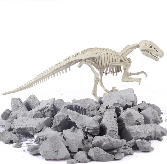 La arqueología de la excavación de dinosaurios juguetes Kit de la ciencia fósil Dig juego reúne T-Rex Estegosaurio Triceratops modelos esqueleto de mamut