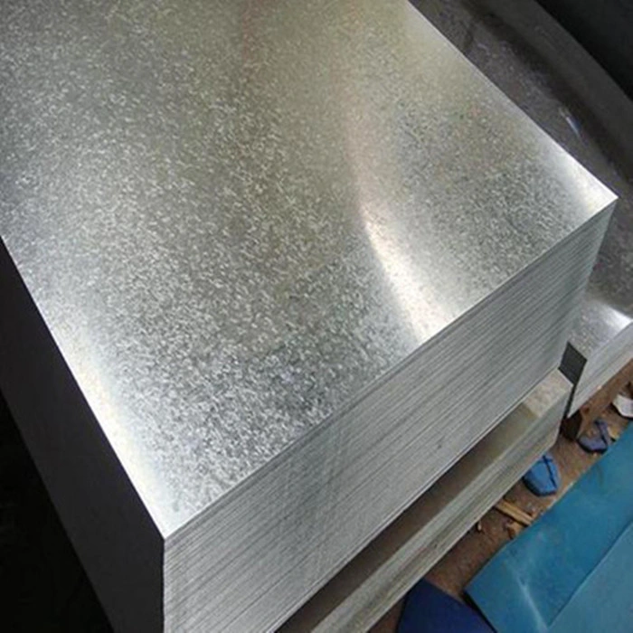 Preparado Stock Dx52D Dx53D Plancha de chapa de acero galvanizado