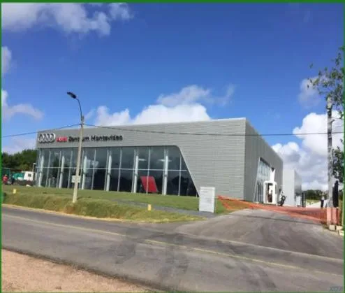 Edificio con estructura de acero de pared de cristal de la cortina para el alquiler de Showroom (XGZ-SSB090)