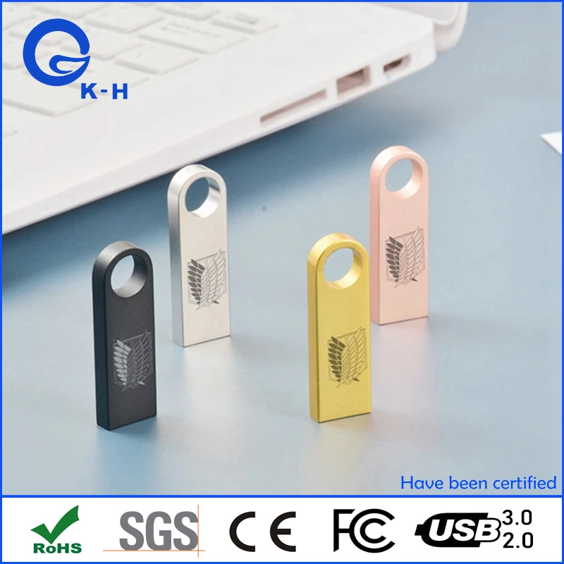 Mini Metal USB Flash Memory Stick for Company Gift 16GB 32GB 64GB