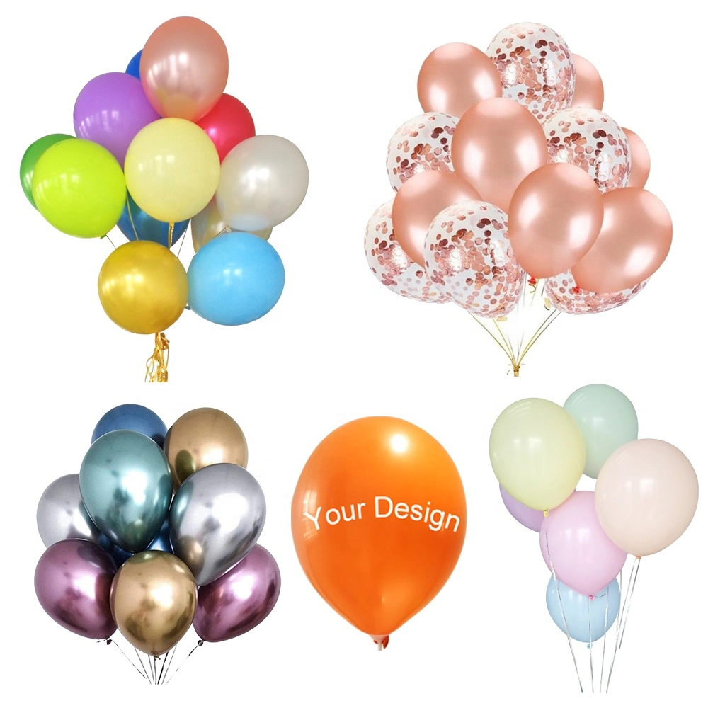 Happy Birthday Wedding Halloween Christmas Party Decoration Matte Pearl Color Thick 12 Inch 3.2g Biodegradable Latex Balloon