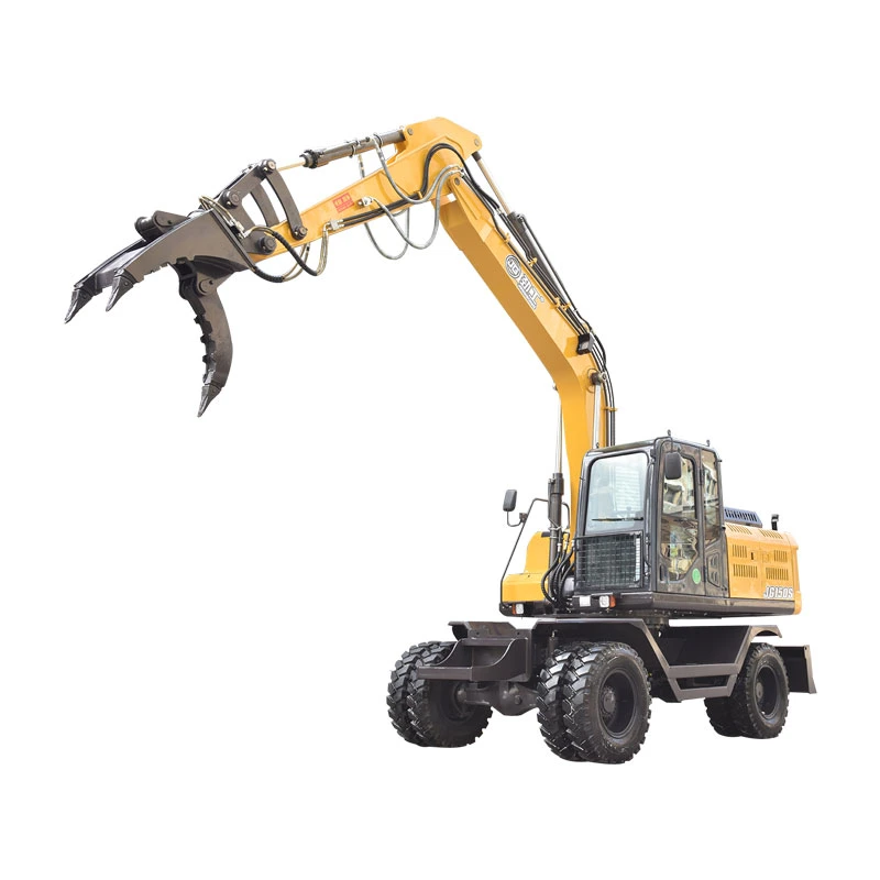 Jg Direct Sales Rocks Grabbing Machine Jg150sz Claw Excavators Stones Lifting Tongs Equipment