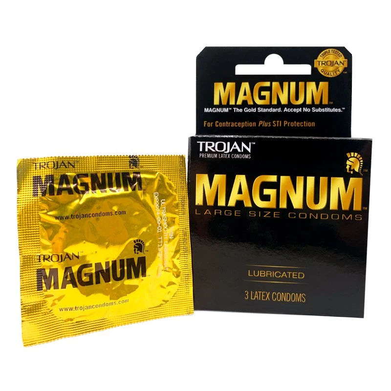 Wholesale Trojan Magnum Condoms 100% Original Lubricated for Comfort and Sensitivity Make You Have a Great Day