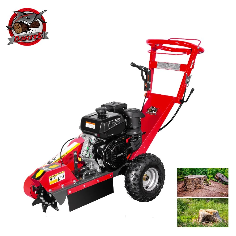 La Chine de gros de la souche 15HP Meuleuse Industrie forestière Stump Grinder Match Steertree Machine de découpe de racine de patin