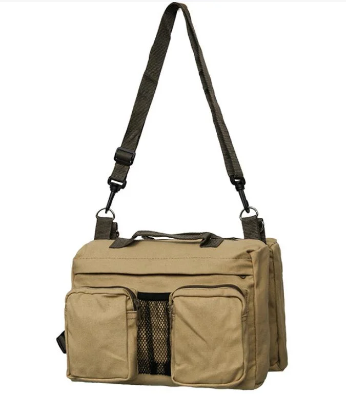 Outdoor Dog Self Backpack Pet Carrier Canvas Travel Pet Bag